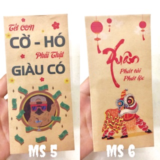 SET 10 BAO LÌ XÌ ĐỘC LẠ - LỰA MẪU (28 mẫu)
