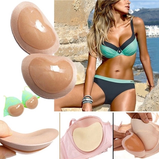 Đệm Silicone Nâng Ngực Thoáng Khí Hình Trái Tim Cho Nữ
