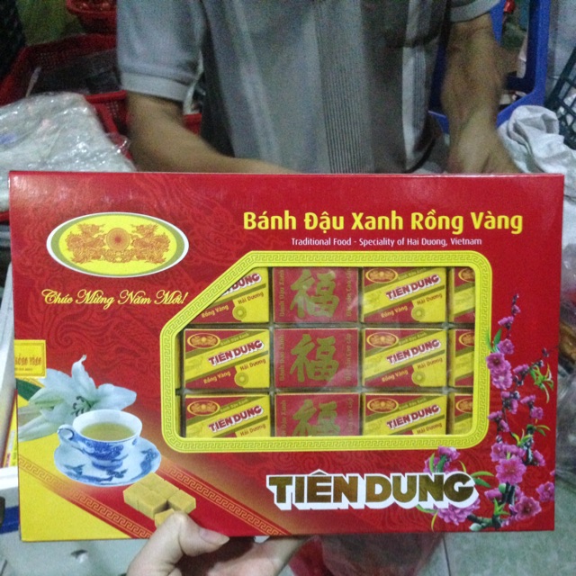 Bánh đậu xanh hộp 480g