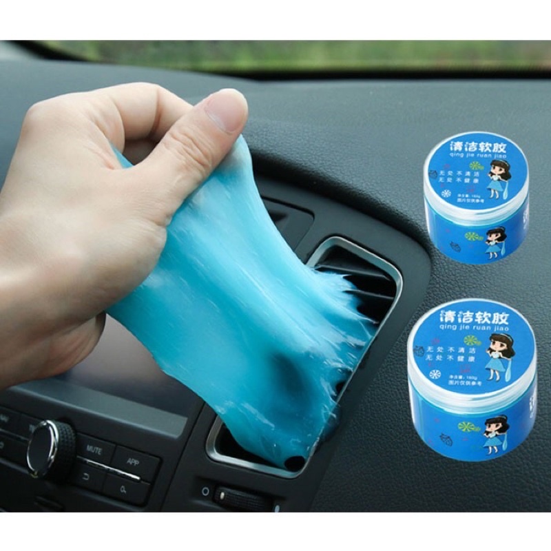 Gel, keo mềm lau bụi nội thất xe ô tô, vệ sinh bàn phím máy tính