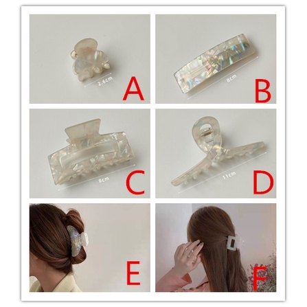 Kẹp tóc thiết kế kiểu dáng hình học phong cách cổ điển dành cho nữ