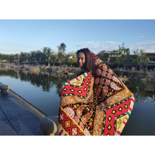KHĂN CHOÀNG BOHO PHONG CÁCH VINTAGE