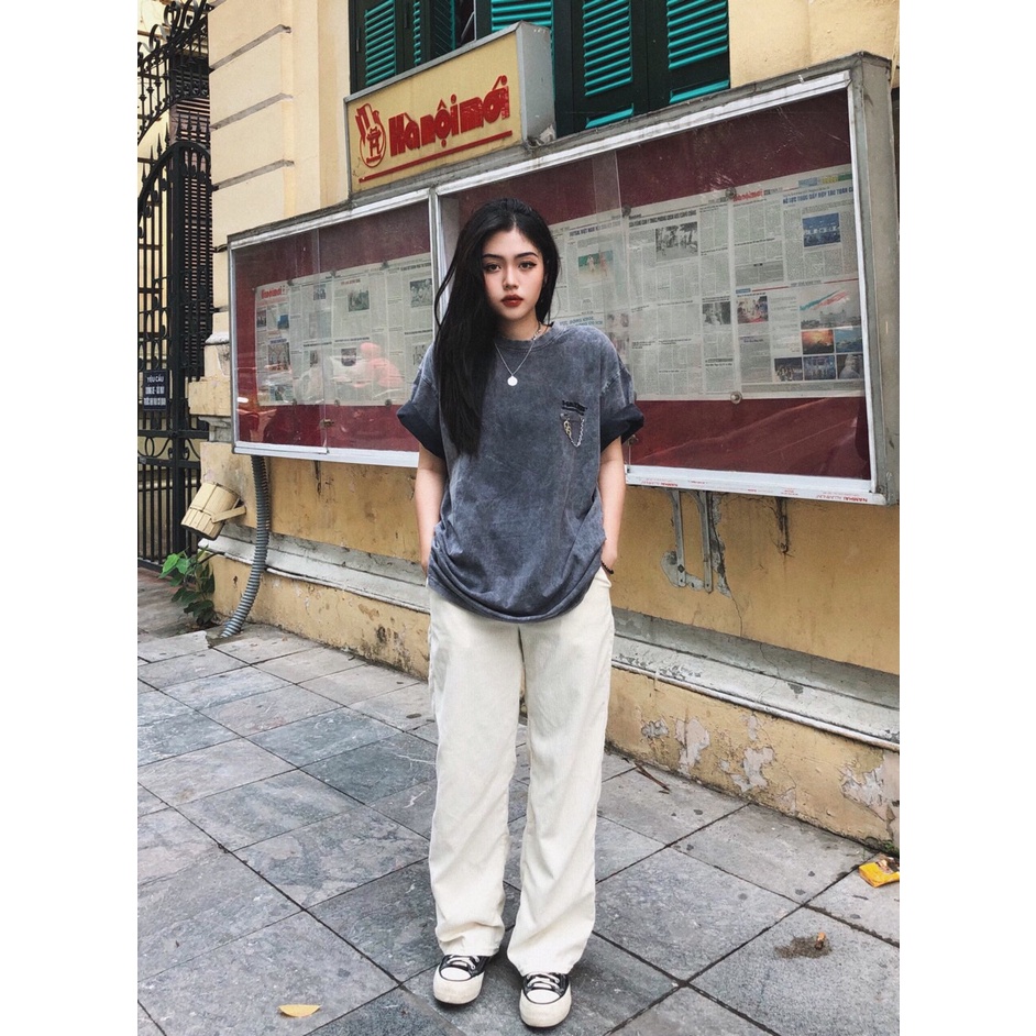 Áo Thun Tay Lỡ Unisex BASIC WASHED 100% Cotton - HADES Brand Chính Hãng | BigBuy360 - bigbuy360.vn