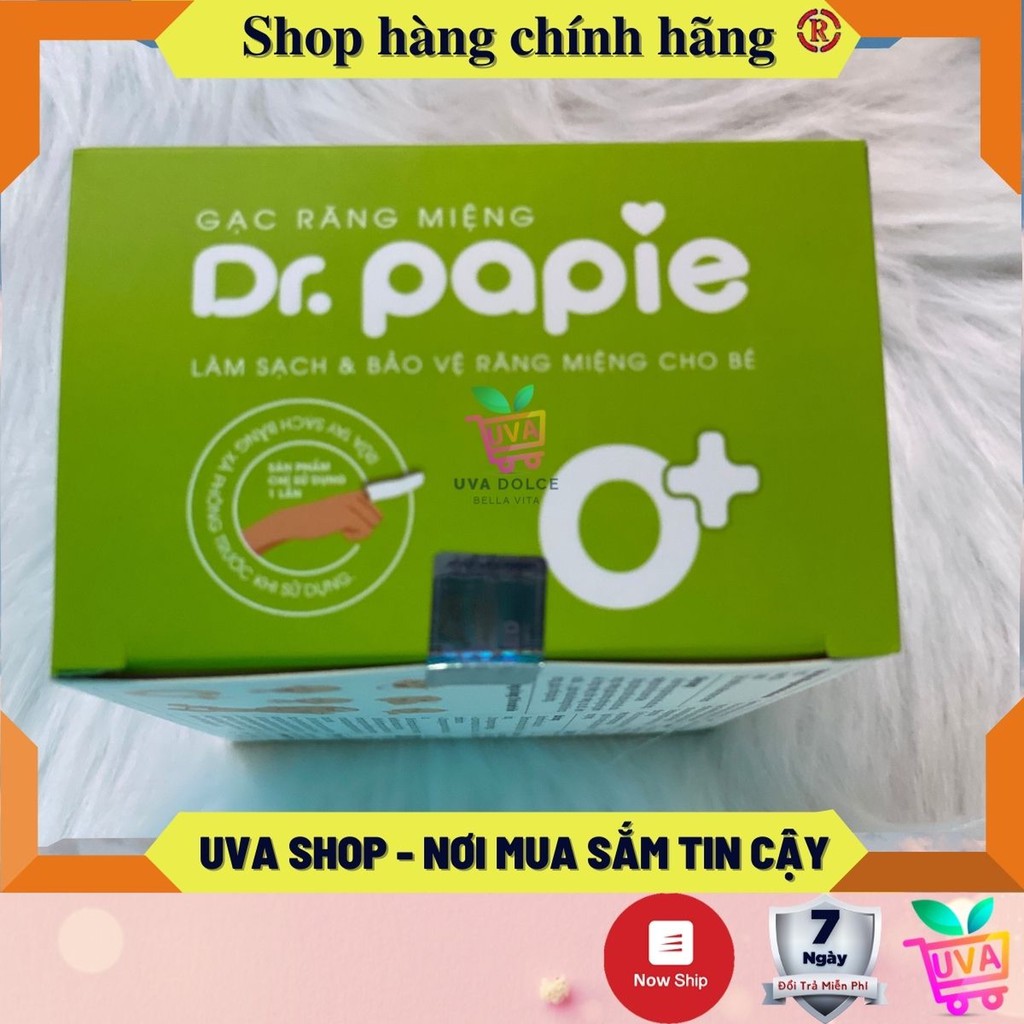 Gạc Rơ Lưỡi Dr Papie Vệ Sinh Răng Miệng Cho Bé