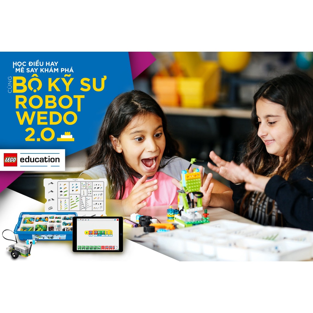Bộ đồ chơi thông minh LEGO Wedo 2.0 – Education 45300 hàng chính hãng