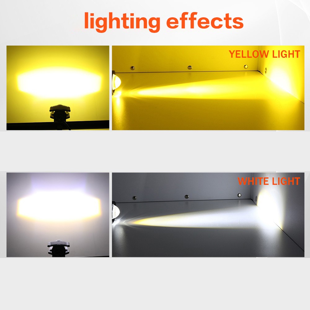 Đèn Pha LED Mini H6 BA20D H4 Chống Thấm Nước Cho Xe Máy