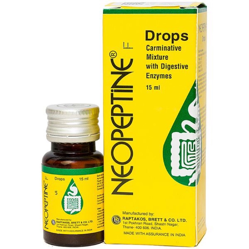 Neopeptine Drops.Dung Dịch Nhỏ Giọt Bổ Sung Giúp Trẻ Tiêu Hóa Tốt,Chướng Bụng,Khó Tiêu