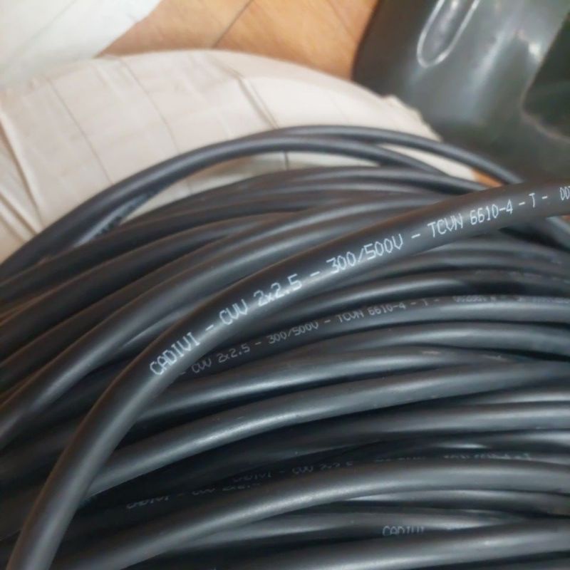 Dây điện 2*2.5 cadivi chính hãng .
