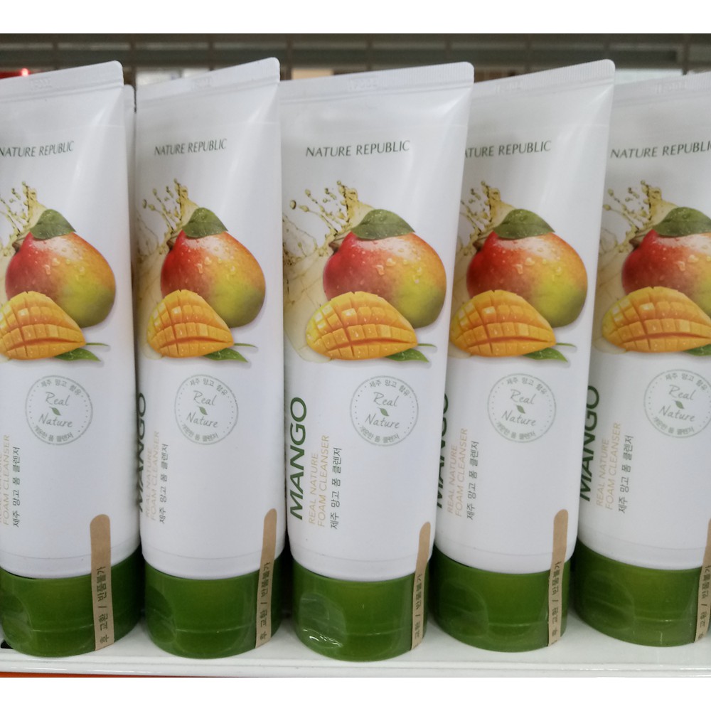 nature republic mango foam cleanser