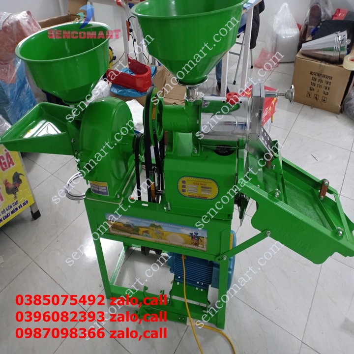 Máy Xay Xát Thóc Thành Gạo Trắng - Nghiền Bột