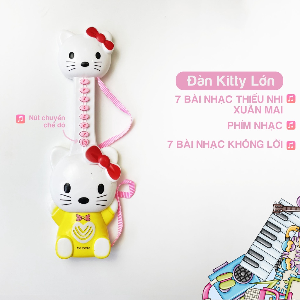 Đồ chơi âm nhạc cho bé đàn guitar cho trẻ nhạc thiếu nhi tiếng việt DCGD08 KIDS GARDEN