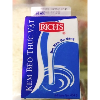 Kem béo thực vật richs 454g