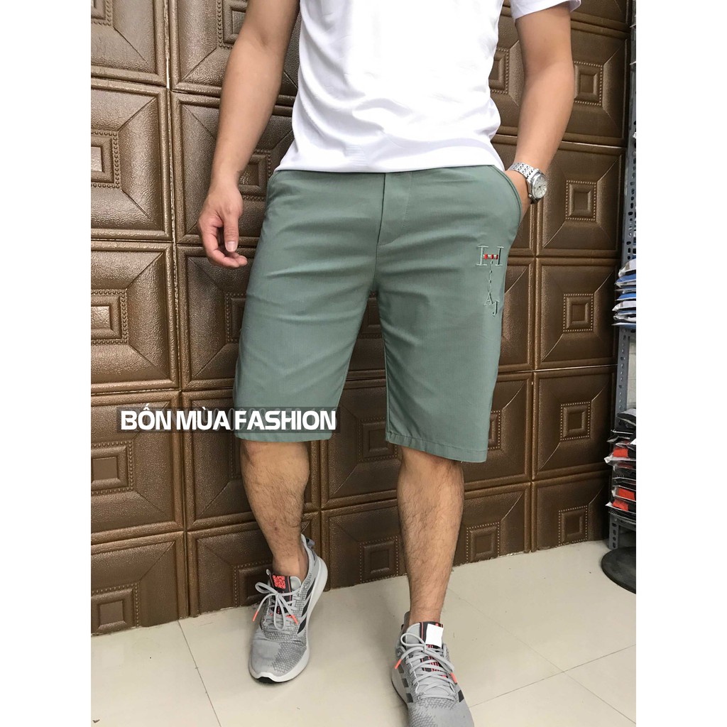 Quần Short nam siêu mát chất đũi Thái co giãn tốt, chống nhăn, thích hợp mặc nhà, đi chơi, dạo phố, QS216