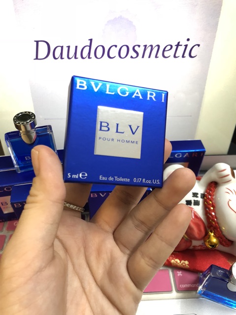 [ mini ] Nước hoa Bvlgari BLV Pour Homme EDT 5ml | Thế Giới Skin Care
