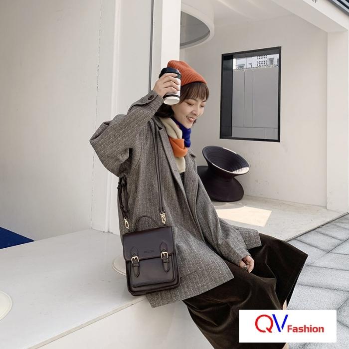 Balo thời trang nữ, Túi xách nữ đeo chéo đeo vai đi làm đi chơi giá rẻ - QV Fashion