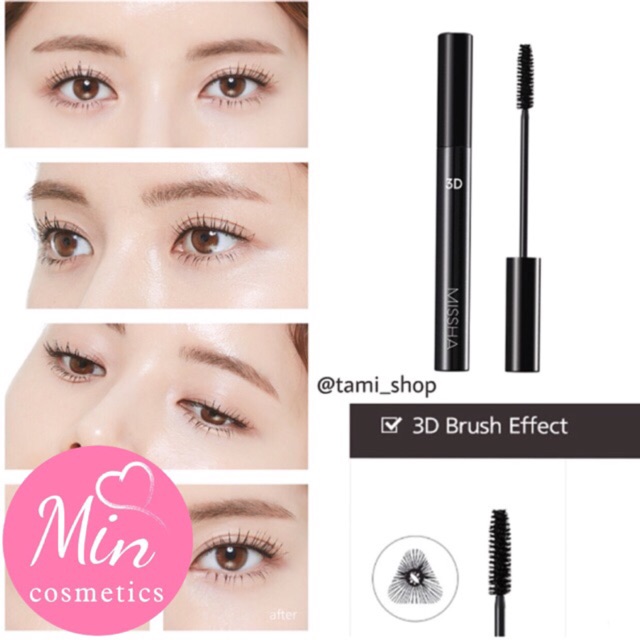 [Mẫu mới ] Chuốt mi Mascara The Style 4D Missha