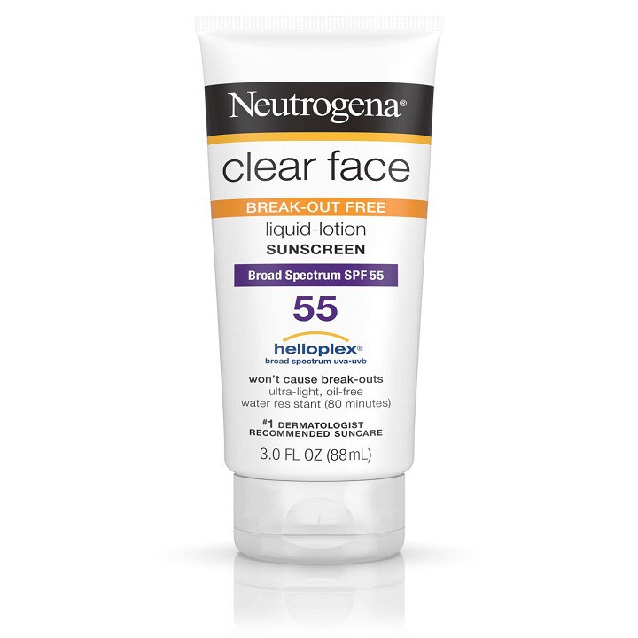 Kem chống nắng Neutrogena Clear Face Break-Lotion SPF55