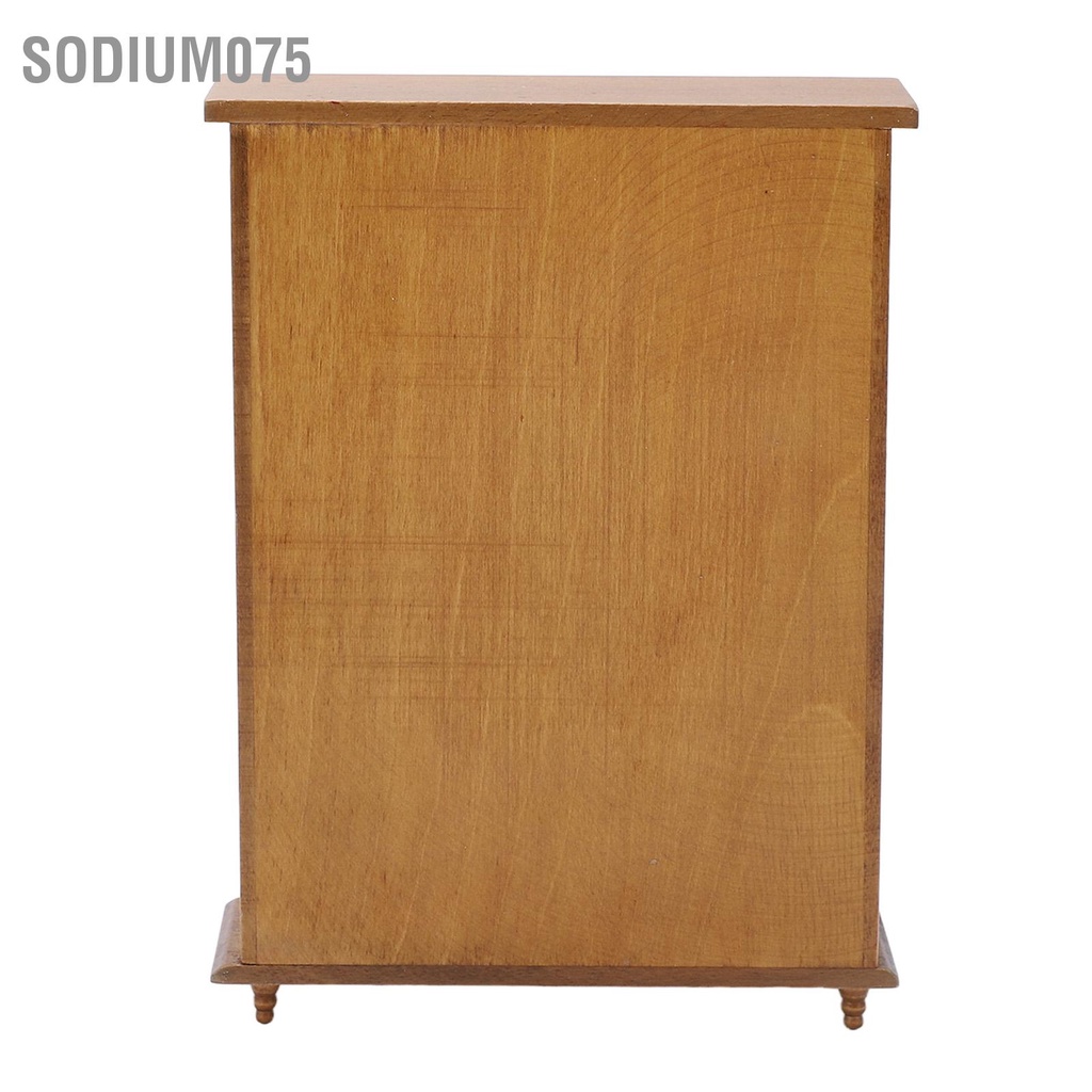 Có thể bán buôn Nhà búp bê thu nhỏ Tủ quần áo 1 12 Quy mô Búp Ngôi nhà Đồ nội thất bằng gỗ cổ điển chơi trẻ em Sodium075 Hàng giao ngay