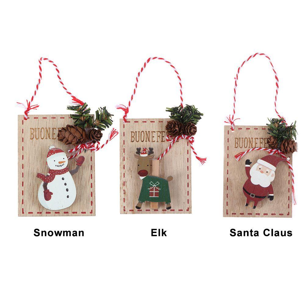 LAKAMIER Kẹp Gỗ Treo Trang Trí Giáng Sinh