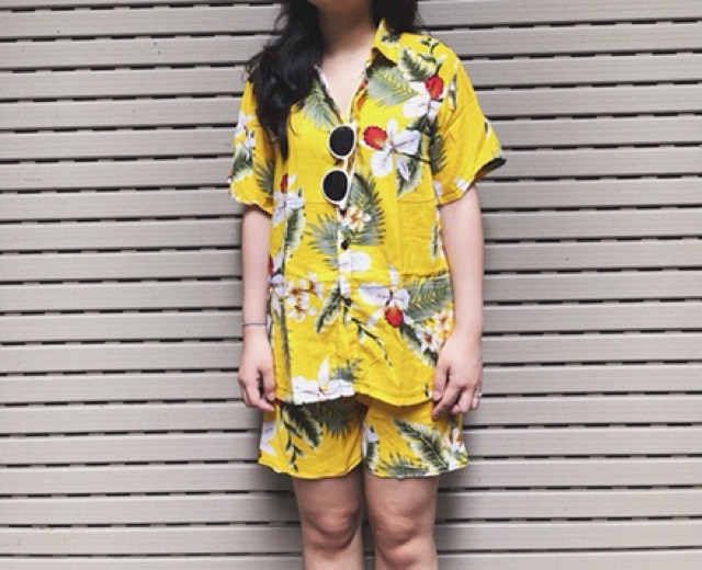 Bộ hawaii đi biển🔥Chất lanh Thái siêu mát🔥Freeship