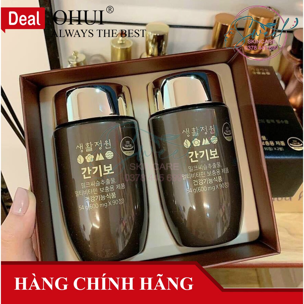 Viên uống thải độc gan làm đẹp da Gangibo Ohui Hàn Quốc