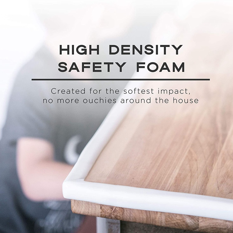 Miếng Bọc Cạnh Bàn 19.6Ft Edge + 10 Góc Chống Va Chạm Bảo Vệ An Toàn Cho Bé
