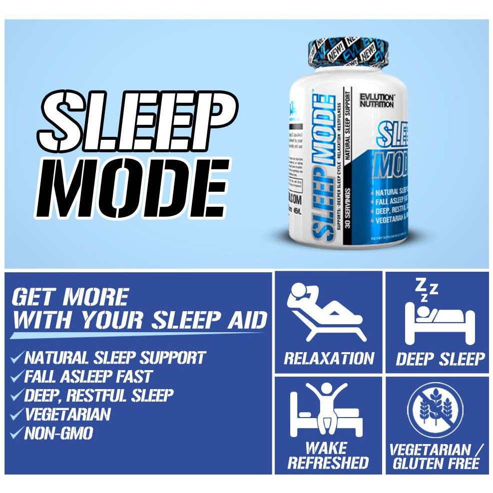 Sleep Mode Hỗ Trợ Giấc Ngủ Sâu Thư Giãn Cơ Bắp Chống Stress Phục Hồi Cơ - Evl Sleep Mode