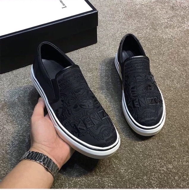 Giày slipon nam kenzoo thêu | BigBuy360 - bigbuy360.vn