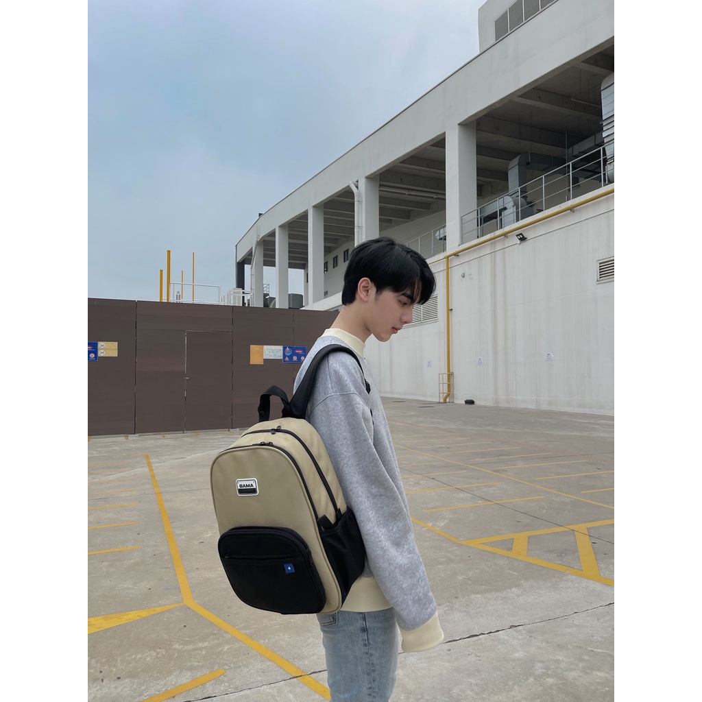 Balo BAMA® SIMPLE BACKPACK 4.0 Chính Hãng chống nước kèm ngăn đệm chống sốc laptop