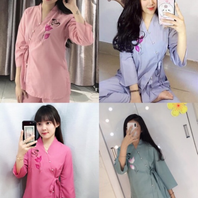 Bà Lai nhật sen vẽ kate