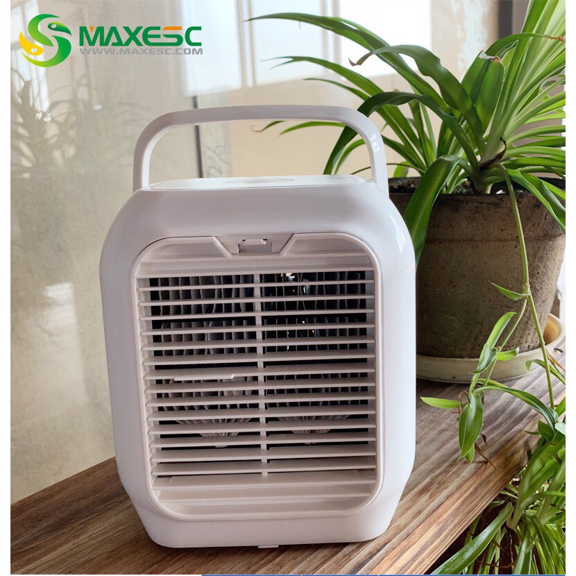 Quạt điều hòa hơi nước  cá nhân- Quạt điều hòa văn phòng cao cấp hàng xuất Châu Âu có đèn- có chức năng lọc không khí