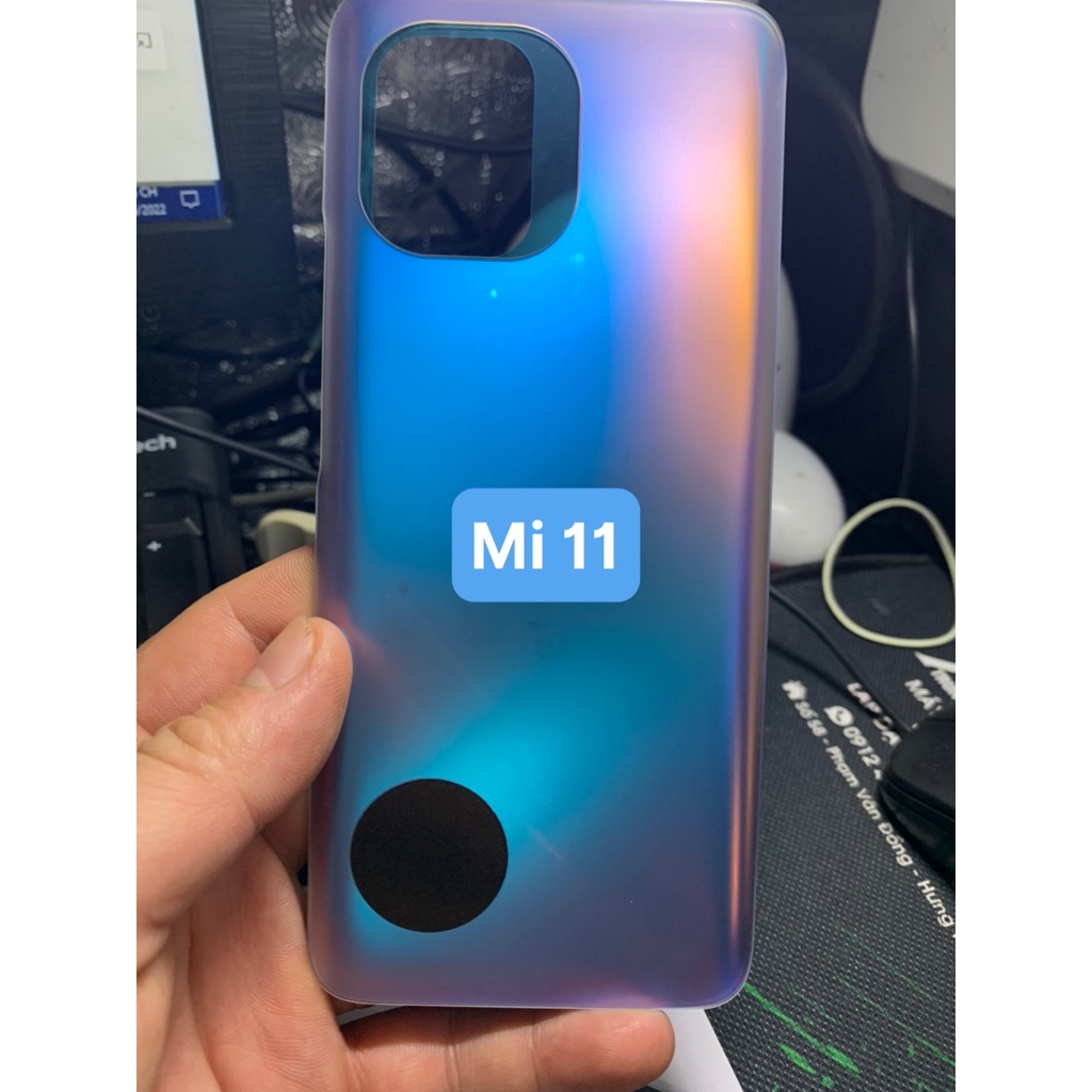 Kính lưng ZIN Xiaomi Mi 11 / sẵn keo chỉ việc dán