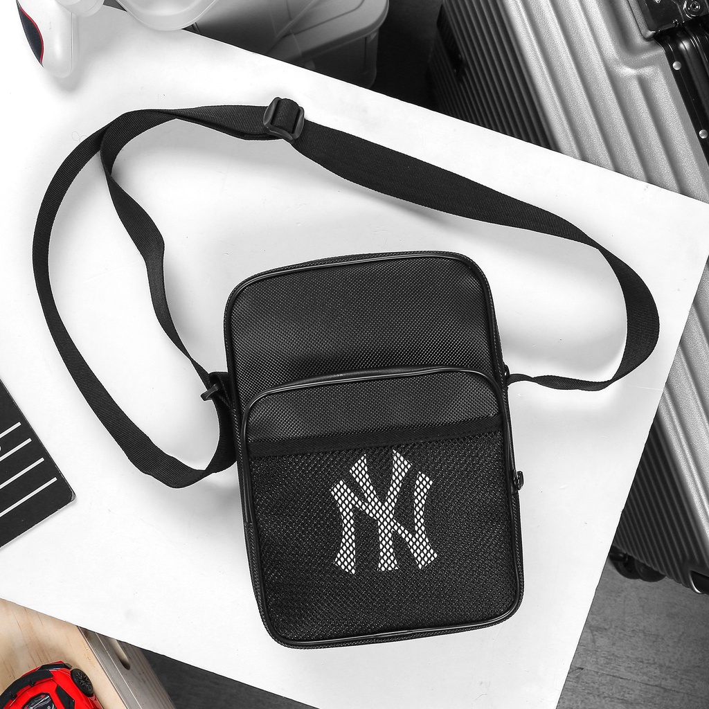Túi đeo chéo NY MLB đựng ipad mini vải chống nước cực tốt túi đeo chéo thời trang bảo hành trọn đời