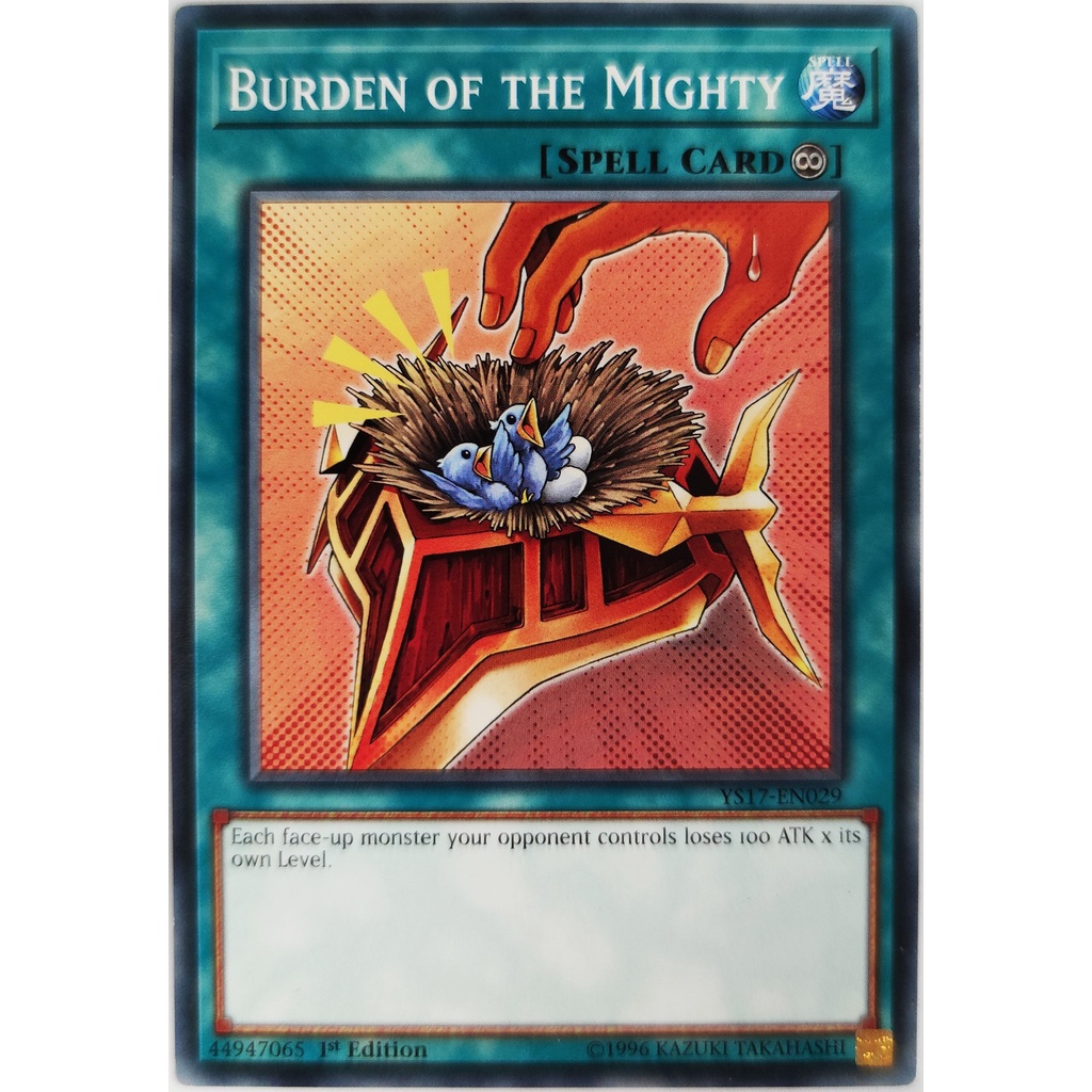[Thẻ Yugioh] Burden of the Mighty |EN| Common
