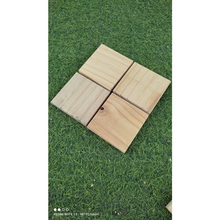 Sốc siêu sale 1k - 1 nan gỗ thông decor Diy 9 x 9 ốp tường trang trí các kiểu