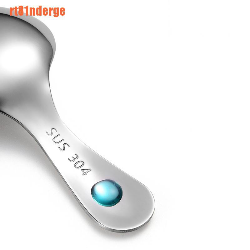 Muỗng Múc Gia Vị Bằng Thép Không Gỉ Tay Cầm Ngắn Dễ Thương