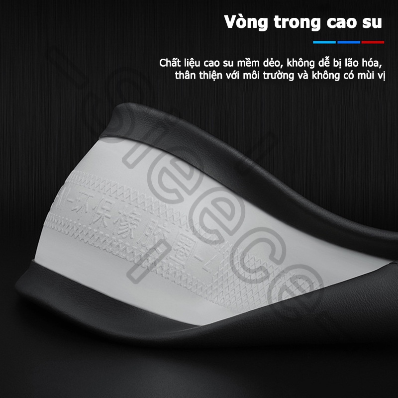 Sieece Da Sợi Nhỏ BọC Vô LăNg Ô Tô ỐP Vô LăNg Ô TôD Hình Dạng Vô LăNg Ô Tô BọC Vô LăNg Oto Trang Trí NộI ThấT Ô Tô Phụ KiệN Ô Tô Cho Mg Mg5 Ep Zs 5 Hs