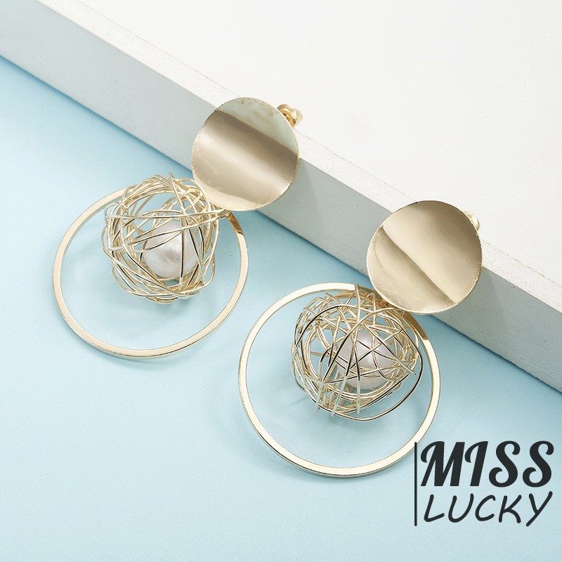 Khuyên tai nữ kiểu dáng thời trang phong cách Hàn Quốc