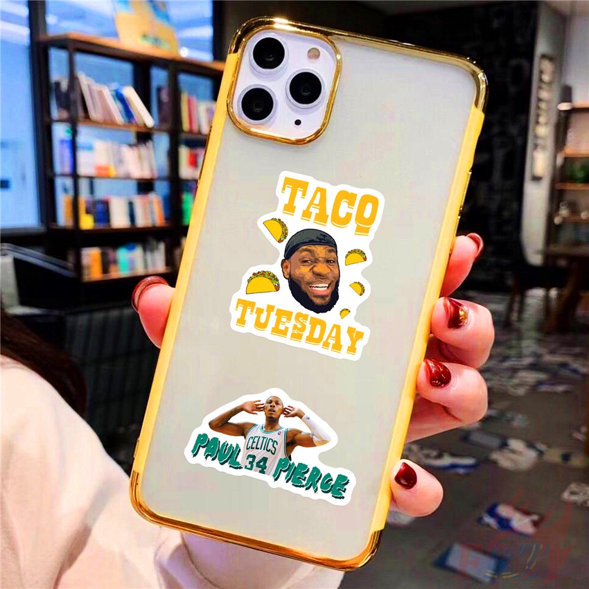 Bộ 100 Cái/Bộ ❉ Sticker Dán Trang Trí Hình Ngôi Sao Bóng Rổ NBA ❉ Sticker Dán Tường Chống Thấm Nước Thời Trang