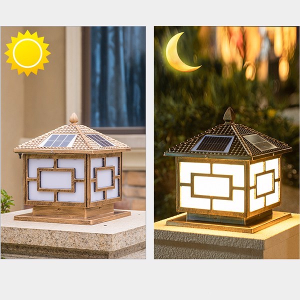 Đèn Led Trụ Cổng Năng Lượng Mặt Trời