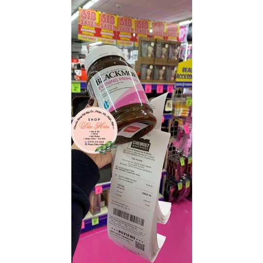 Tinh dầu hoa anh thảo blackmore 190 viên