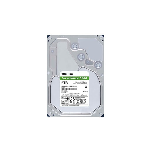 Ổ cứng 6TB HDD Toshiba S300 Surveillance SATA 7200RPM 256MB - HDWT360UZSVA -  CHĨNH HÃNG 36T