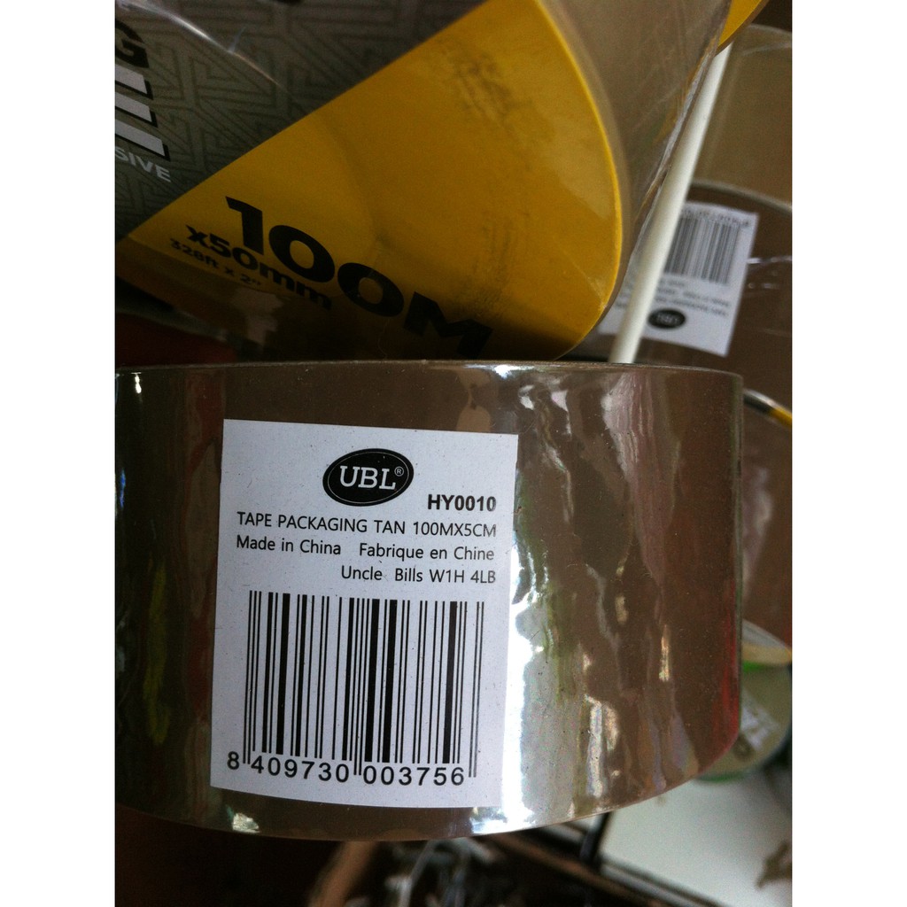 Bộ 2 cuộn băng keo 5 x 10cm Uncle Bills HY0010(2)