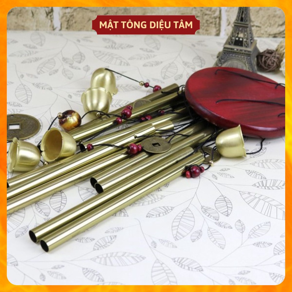 Chuông gió may mắn loại dày,75cm đồ thờ cúng phong thủy MT626