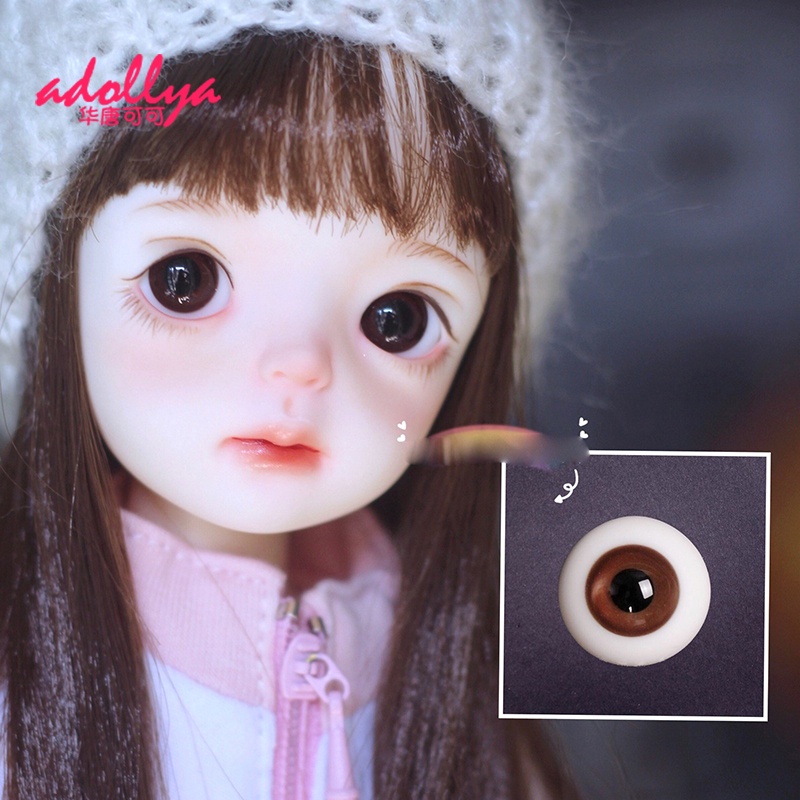 Đôi Mắt Bằng Thủy Tinh 10mm/12mm/14mm/16mm/18mm Cho Búp Bê 1/3 1/4 1/6 BJD