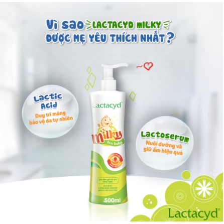 Sữa tắm Lactacyd Milky 250ml