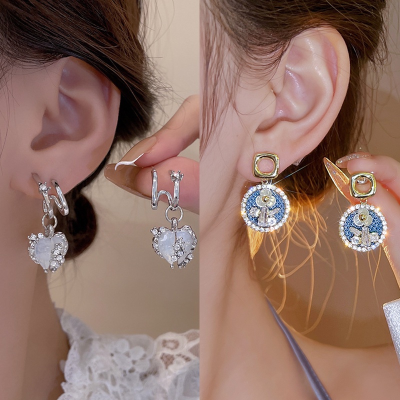 Khuyên Tai Nữ Hình Bông Hoa Thời Trang