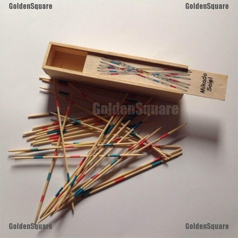 Hộp Đồ Chơi Nhặt Que Gỗ Truyền Thống Cổ Điển