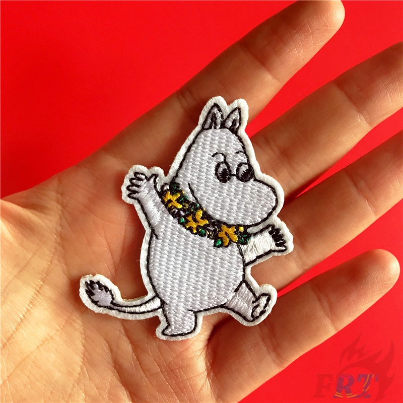 ☸ Cartoon：Moomin Couples Iron-on Patch ☸ 1Pc Diy Sew on Iron on Badges Patches