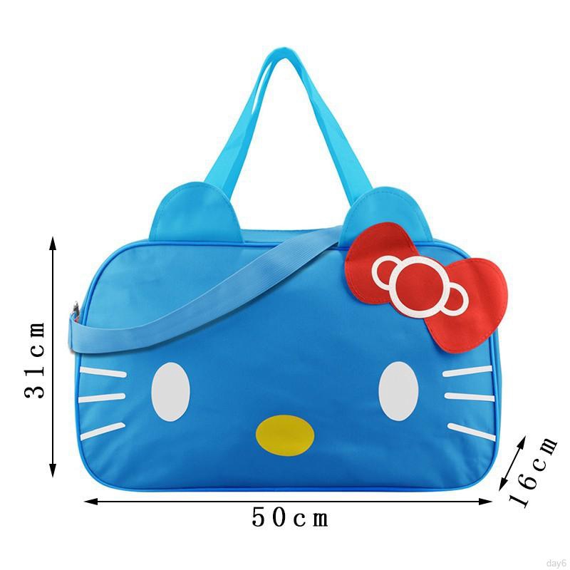 Balo Oxford Chống Thấm Nước Họa Tiết Hello Kitty